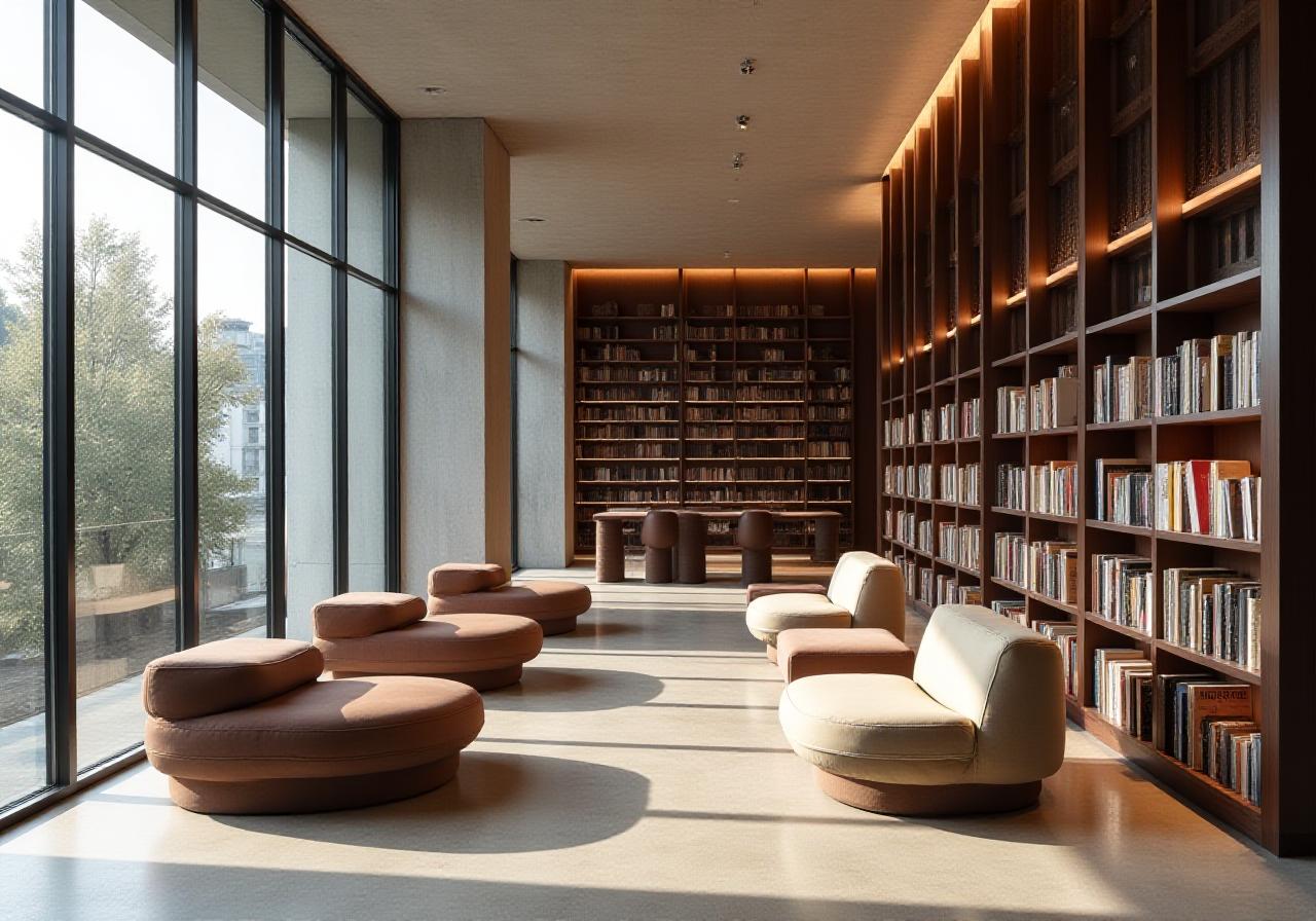 ラウンジのインテリア